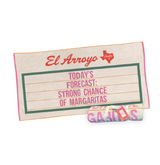 El Arroyo 36" x 70" Beach Towel Today's Forecast flat lay