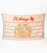 El Arroyo 36" x 70" Beach Towel - Tacos & Tequila