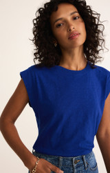Z Supply Women's Camino Slub Top in Oceanside