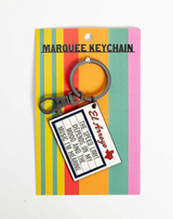 El Arroyo Marquee Sign Keychain My Mood side view