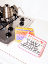 El Arroyo Marquee Pot Holders Set Smoke Alarm detail