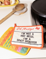 El Arroyo Marquee Pot Holders Set Spicy Disaster lifestyle