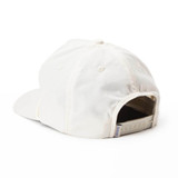 Seager x Waylon Jennings Country Snapback Hat in White front view