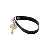 O-Venture Wristlet Loop Keychain in Black front view