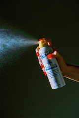 Vacation Classic Spray SPF 50 Sunscreen bottle detail