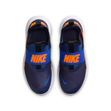 Nike Big Kids' Flex Runner 4 Shoes Midnight Navy and White