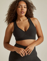 Beyond Yoga Women's Spacedye Lift Your Spirits Bra in Darkest Night