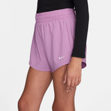 Nike Girls' One 2in1 3in Shorts in Magenta/ White
