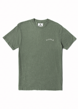 The Vissla Men's Inklines Cosmic Wash Tee in Sage Green