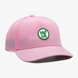 Racquet & Jog Golf Performance Snapback Hat Pink right view