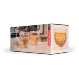Kikkerland Golf Ball Glasses Set white background front view