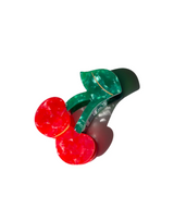 Solar Eclipse Cherry Fruit Claw Hair Clip Solar Eclipse Cherry Fruit side view