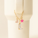 The Darling Effect Tumbler Charm - Cowgirl