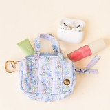 The Darling Effect Itty Bitty Duffle Bag Charm - Petal Parade Blue