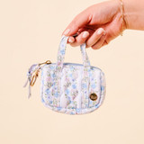 The Darling Effect Itty Bitty Duffle Bag Charm - Petal Parade Blue