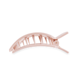 Teleties Large Flat Square Hair Clip in Pearly Pink