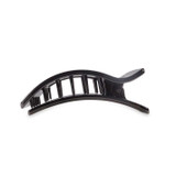 Teleties Medium Flat Rectangle Hair Clip in Jet Black