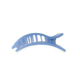 Teleties Medium Flat Rectangle Hair Clip in Blue Lagoon