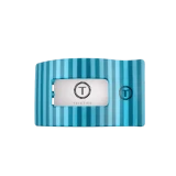 Teleties Medium Flat Rectangle Hair Clip in Splash Zone