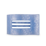 Teleties Large Flat Rectangle Hair Clip in Blue Lagoon