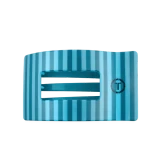 Teleties Large Flat Rectangle Hair Clip in Splash Zone