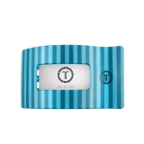 Teleties Large Flat Rectangle Hair Clip in Splash Zone
