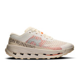 On Running Women's Cloudultra 3 Running Shoes in Ivory and Pearl, top view