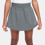Nike Girls' DRI-FIT High Rise Shorts in Dark Grey side view