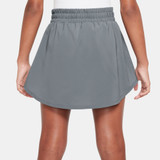 Nike Girls' DRI-FIT High Rise Shorts in Dark Grey back view