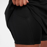 Nike Girls' DRI-FIT High Rise Shorts in Black detail