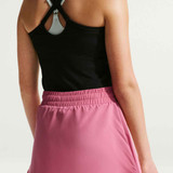 Nike Girls' DRI-FIT High Rise Shorts in Peony side view