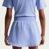 Nike Girls' DRI-FIT High Rise Shorts in Light Thistle back view