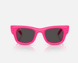 Ray-Ban Wayfarer Puffer Sunglasses Fuchsia side view
