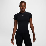 Nike Women's Pro Base Layer Short Sleeve in Black side view