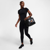 Nike Women's Pro Base Layer Short Sleeve in Black front view