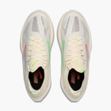 Brooks Men's Hyperion Max 3 Running Shoes in white and green, toe box detail