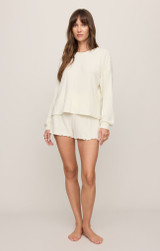 Z Supply Women's Dawn Smocked Shorts