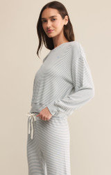 Z Supply Women's Bisou Stripped Long Sleeve Top