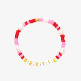Pura Vida Love Bestie Bead Stretch Bracelet Bestie colorway