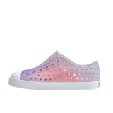 The Native Toddlers' Jefferson Print Shoes in Shell White/Barely Taro Blur