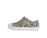 Native Little Kids' Jefferson Print Shoes in Silk Grey/Shell White/Vetiver Camo