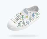 The Native Toddlers' Jefferson Print Shoes in White and Dino Print