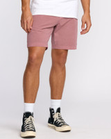 Billabong Men's Crossfire Wave Wash Submersible 18" Hybrid Shorts high-waisted in Dusty Rose