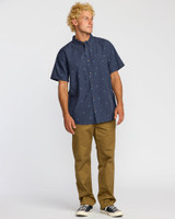 Billabong Men's All Day Jacquard Shirt in Midnight