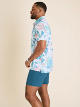 Chubbies Men's Performance Polo in Optic White