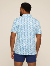 Chubbies Men's Performance Polo The Miami Mosaic back