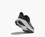 The Hoka Little Kids' Clifton 10 Running Shoes in Black and White