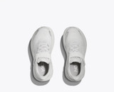 Hoka Little Kids' Clifton 10 Running Shoes White back view