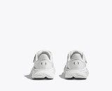The Hoka Little Kids' Clifton 10 Running Shoes in White