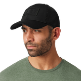YETI Logo Patch Low Pro Trucker Hat in Black